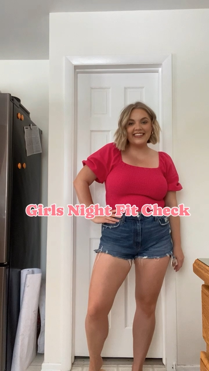 I love this crop top it’s so flattering on. The feminine sleeves add a little extra, and I love that they cover my arms. These are one of my go-to denim shorts. I’ve had them for years! 

Top-XL
Shorts - 14/34




#LTKSeasonal #LTKStyleTip #LTKMidsize