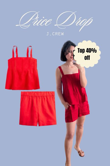 Top XXS
Shorts XXS

Linen shorts, red shorts, red linen shorts, linen matching set, j. Crew, j crew, petite, over 30, French girl, classic style, summer outfit 

#LTKSaleAlert #LTKFindsUnder100 #LTKStyleTip