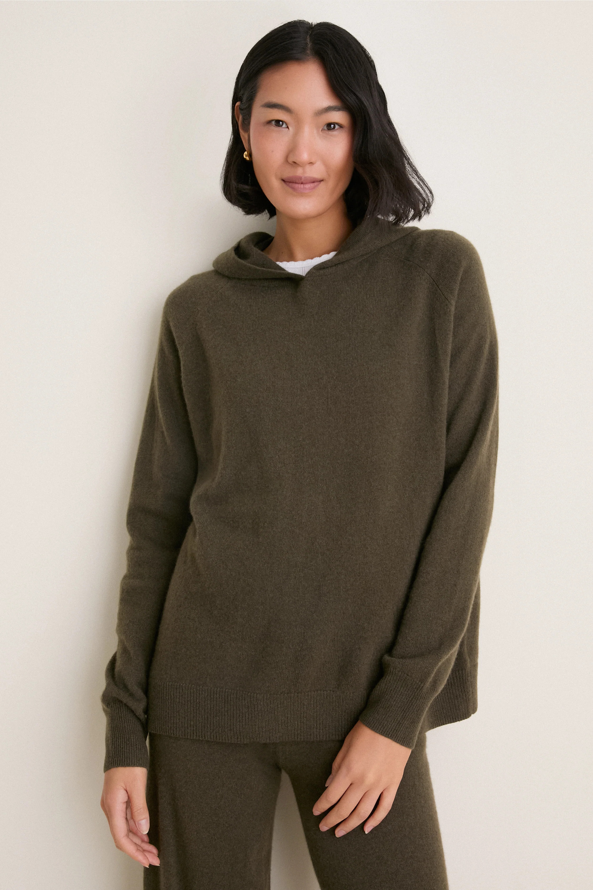 Olive Cashmere Jane Hoodie | Tuckernuck (US)