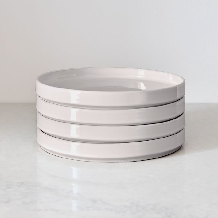 Straight-Sided Stoneware Salad Plate Sets | West Elm (US)