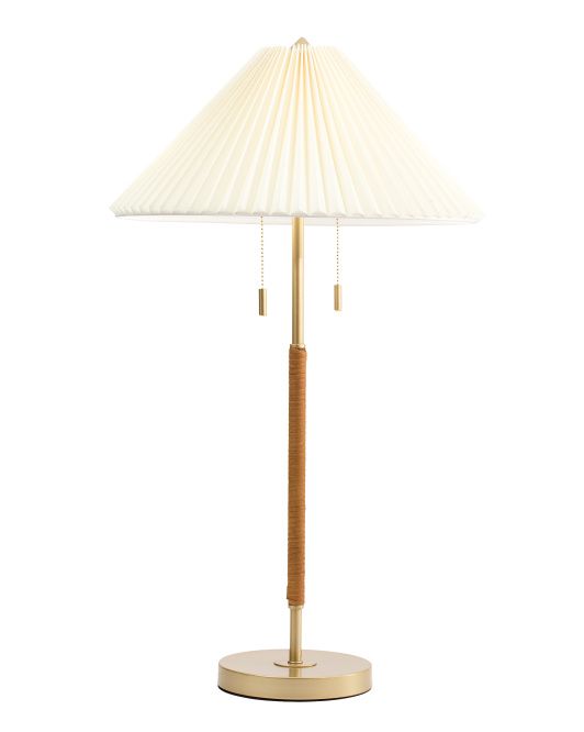 29in Rattan Table Lamp | Bedroom | Marshalls | Marshalls