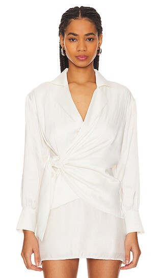 Faith Blouse in Ivory | Revolve Clothing (Global)