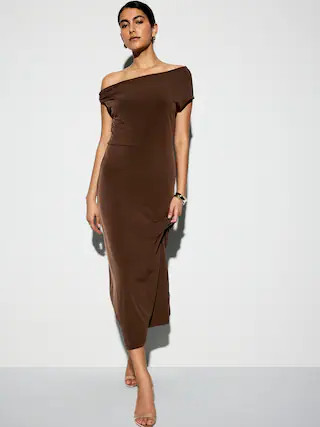 The Occasion by Old Navy One-Shoulder Midi Dress | Old Navy (CA)