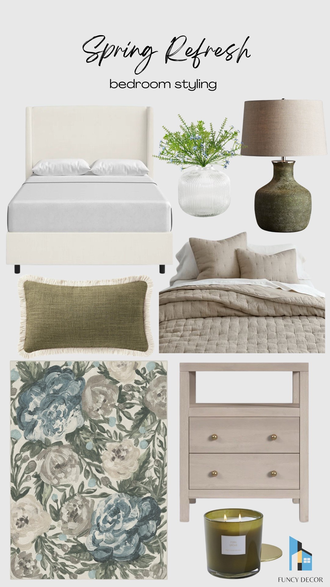 Refresh that bedroom for spring with these curated pieces🌿

#bedroomdecor #homedecor #springhome

#LTKHome #LTKFamily #LTKSeasonal