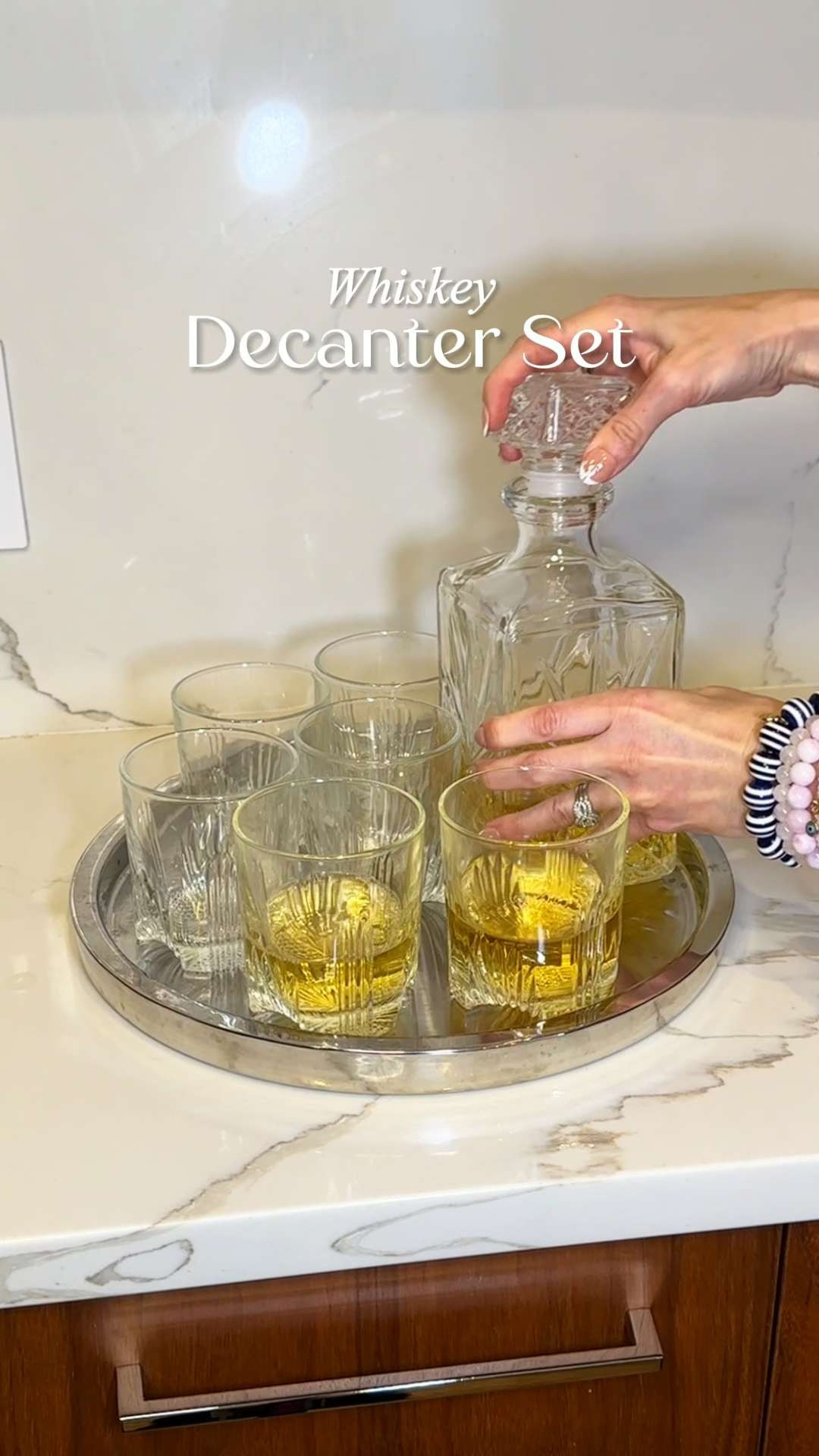 This whiskey decanter set adds instant character to a bar cart 🥃This novelty decanter set blends function with visual appeal, making it ideal for special occasions or everyday use. A thoughtful gift idea that feels timeless and impressive.

#barware #whiskeylover #giftideas #whiskeyset #homebar #LTKHome
