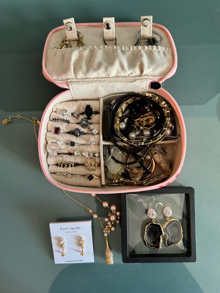 I love having options when I travel. Here’s all the jewelry I packed with me to Chicago (I used quite a bit of it, and I love this jewelry organizer). Don’t tell my mom but I got her the organizer for Mother’s Day! She’s been eyeing mine for a bit so I just got one for her!

#LTKstyletip #LTKGiftGuide #LTKtravel