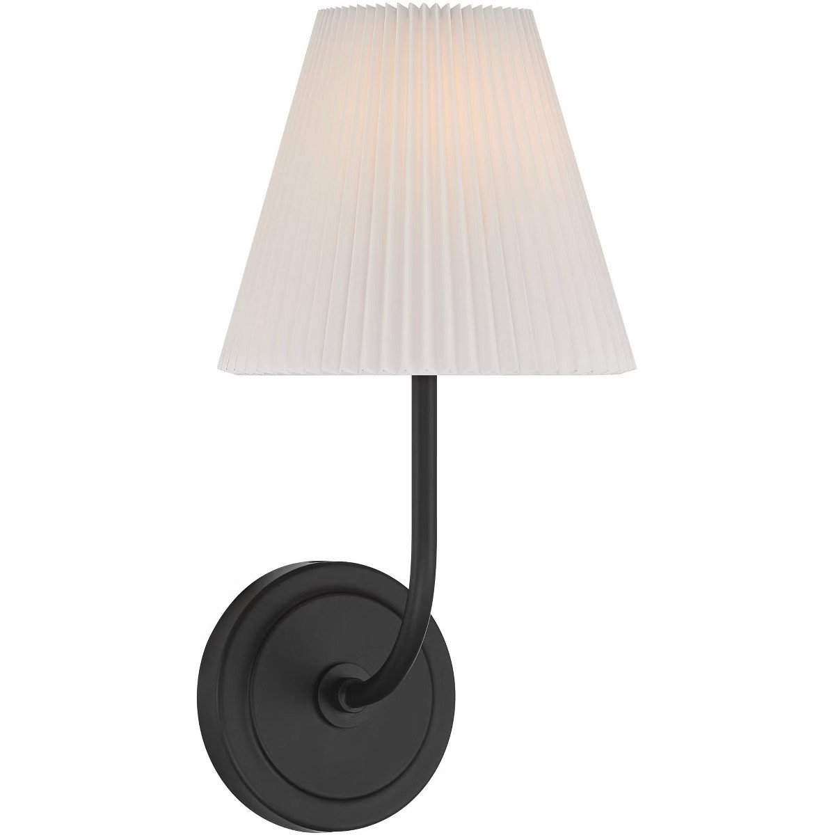 Possini Euro Design Possini Euro Nina 14" High Matte Black Wall Sconce | Target