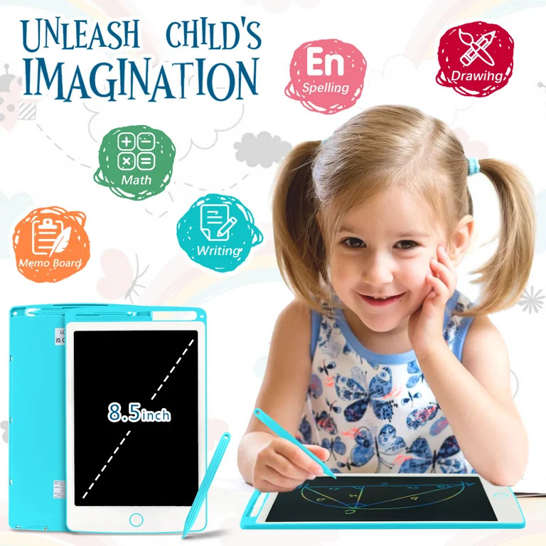 Adofi 8.5-inch LCD Writing Tablet for Kids, Etch a Sketch Writing Board for Kids, Toy for 1 2 3 Y... | Walmart (US)