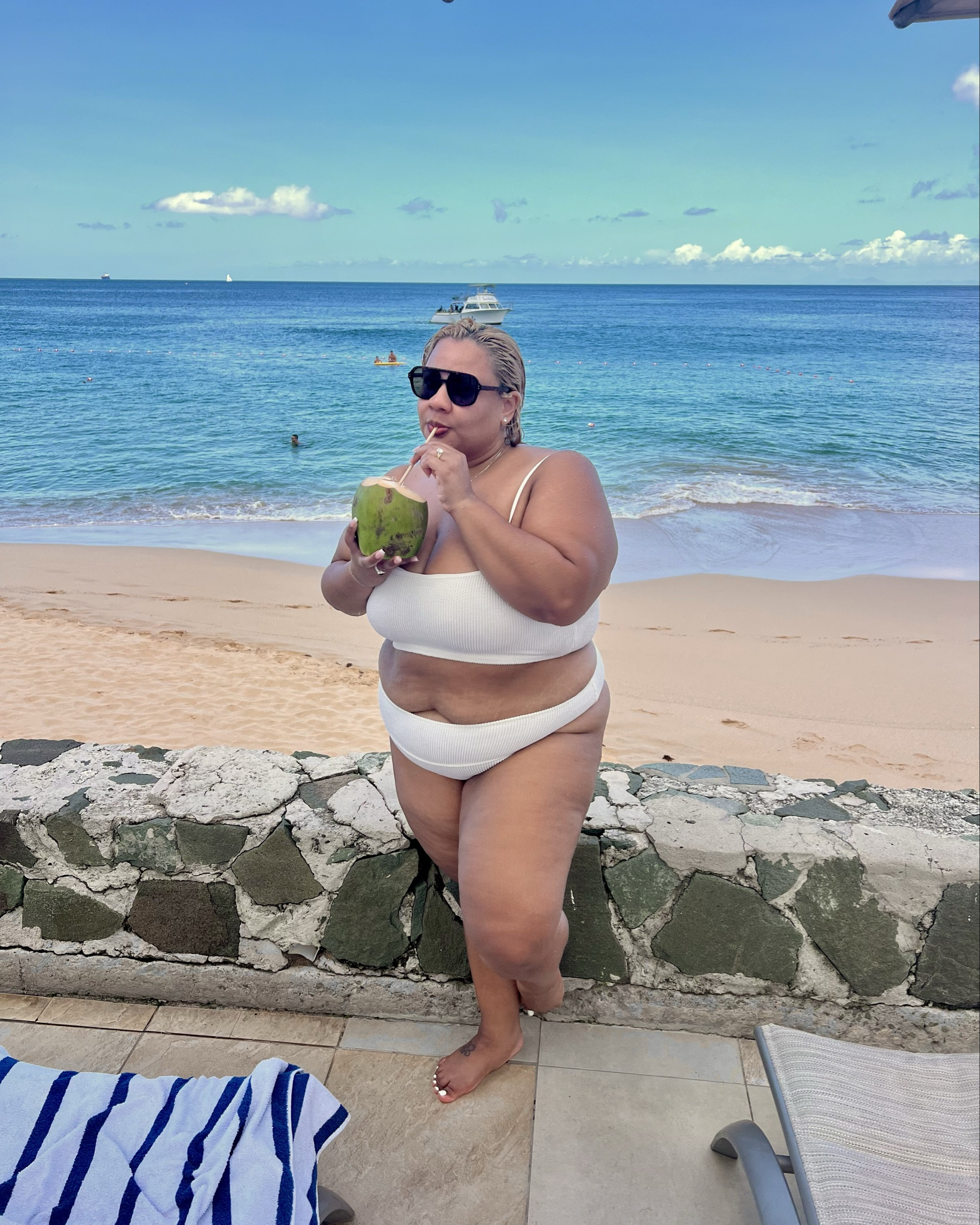 The perfect white swimsuit that isn’t see through!!

#LTKPlusSize #LTKMidsize #LTKSwim