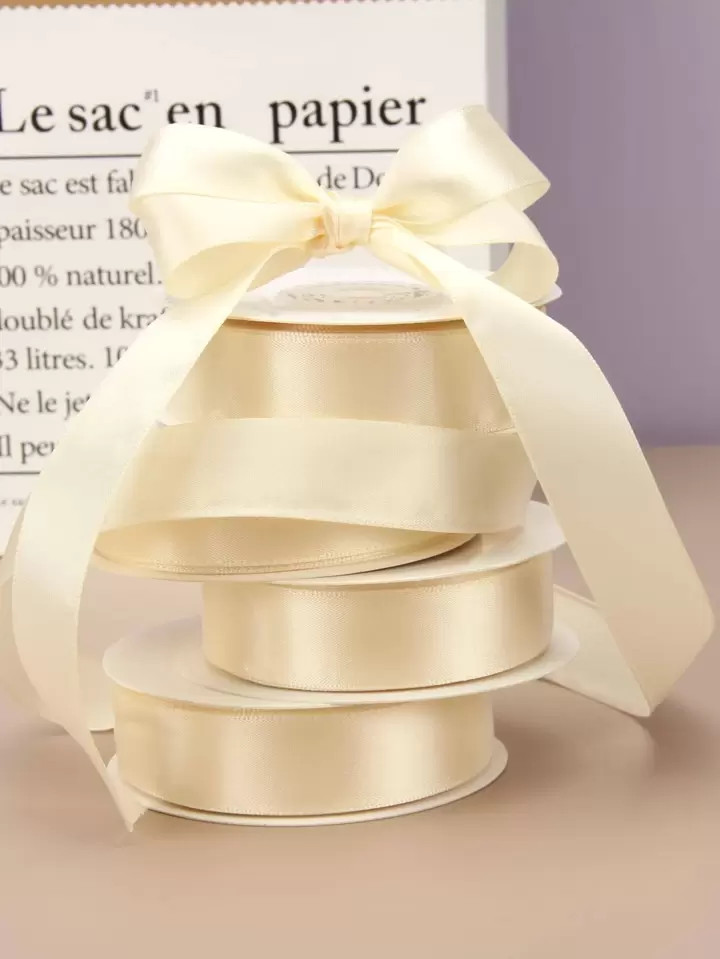Trends1pc Solid Gift Wrap Ribbon, Modernist Polyester Filament Ribbon For Party | SHEIN