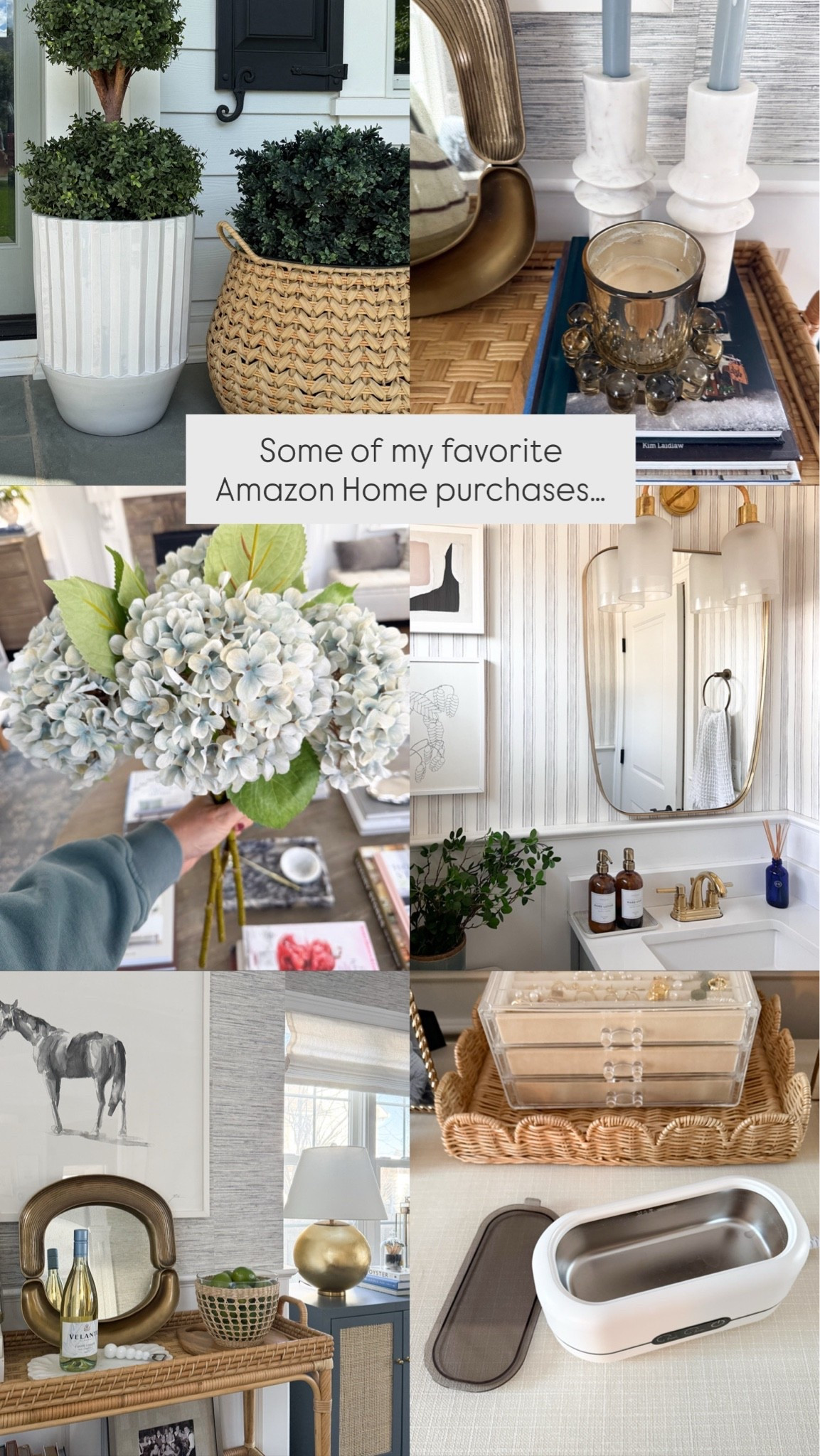 Some of my most favorite Amazon home purchase all on sale for Prime Day! Coffee table decor, my go-to jewelry cleaner, faux flowers and topiaries, candle holders and more…

#LTKSaleAlert #LTKHome #LTKdayinmylife