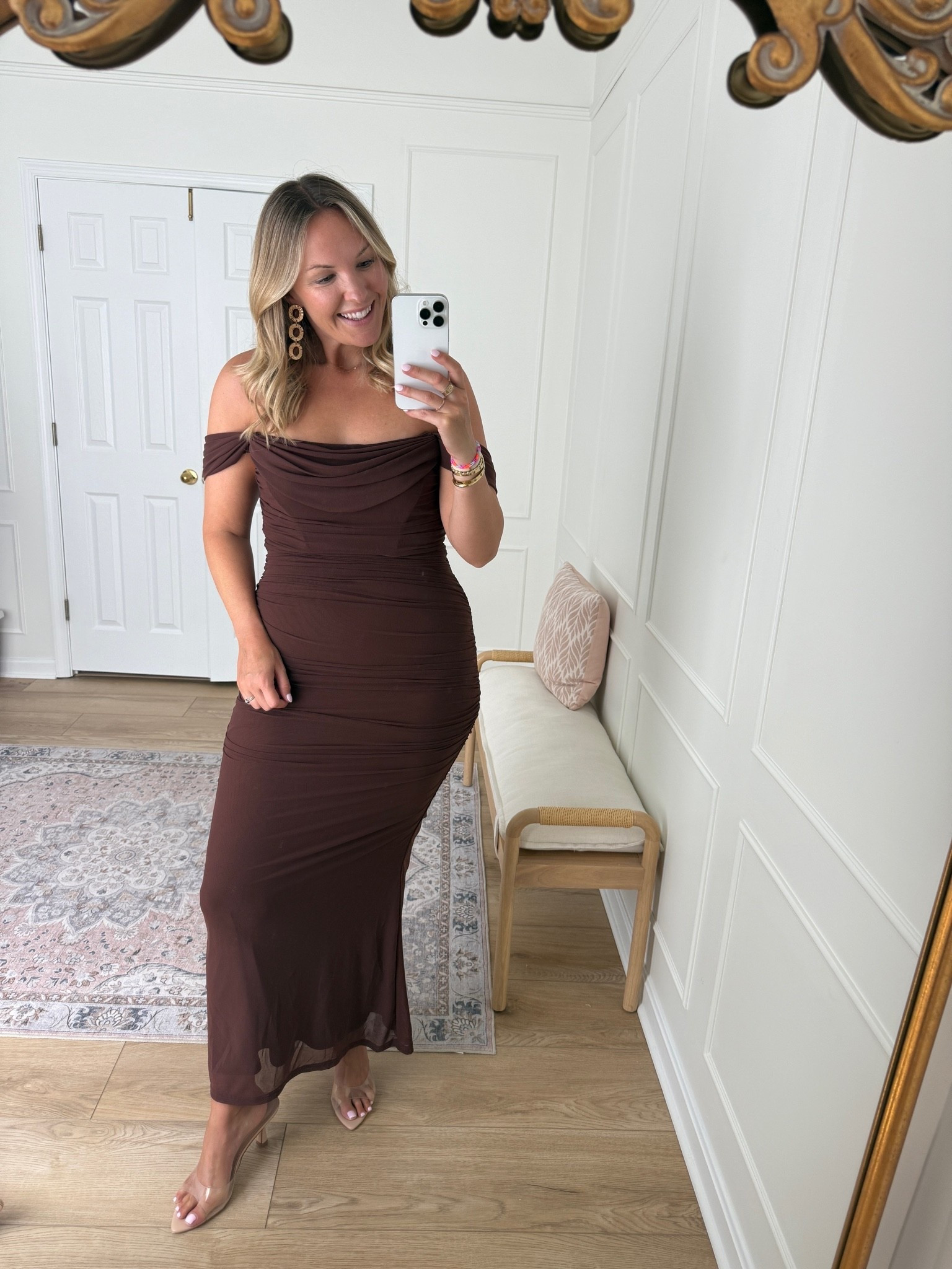 Fall wedding guest dress - wearing a med

#LTKSeasonal #LTKMidsize #LTKWedding