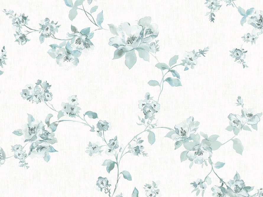 Muse Wallpaper in Teal | Arhaus