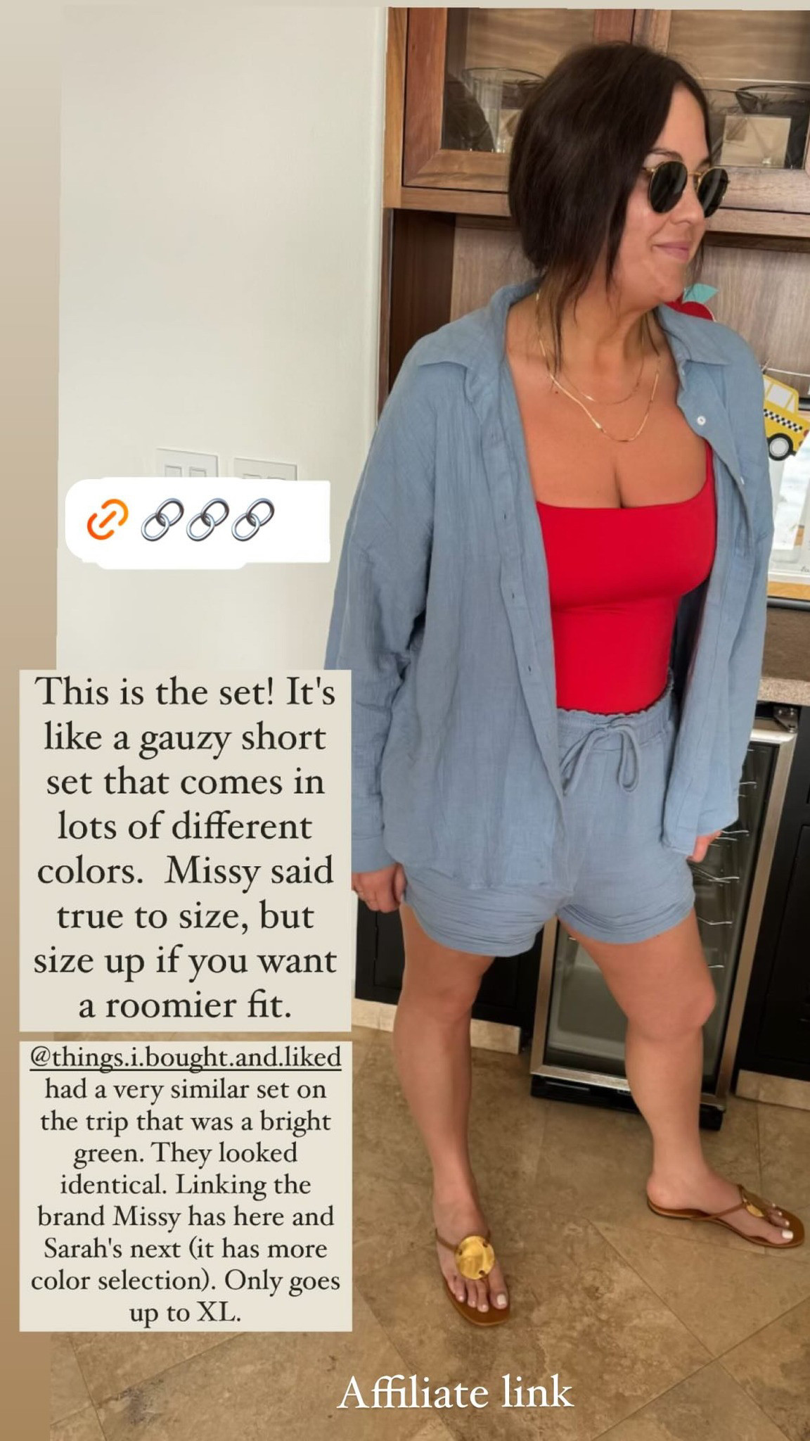 This gauzy two-piece set is so cute on its own or as a swim cover up. Must have for the summer, and for a cute beach vacay.  

 #LTKSeasonal #LTKMidsize #LTKStyleTip