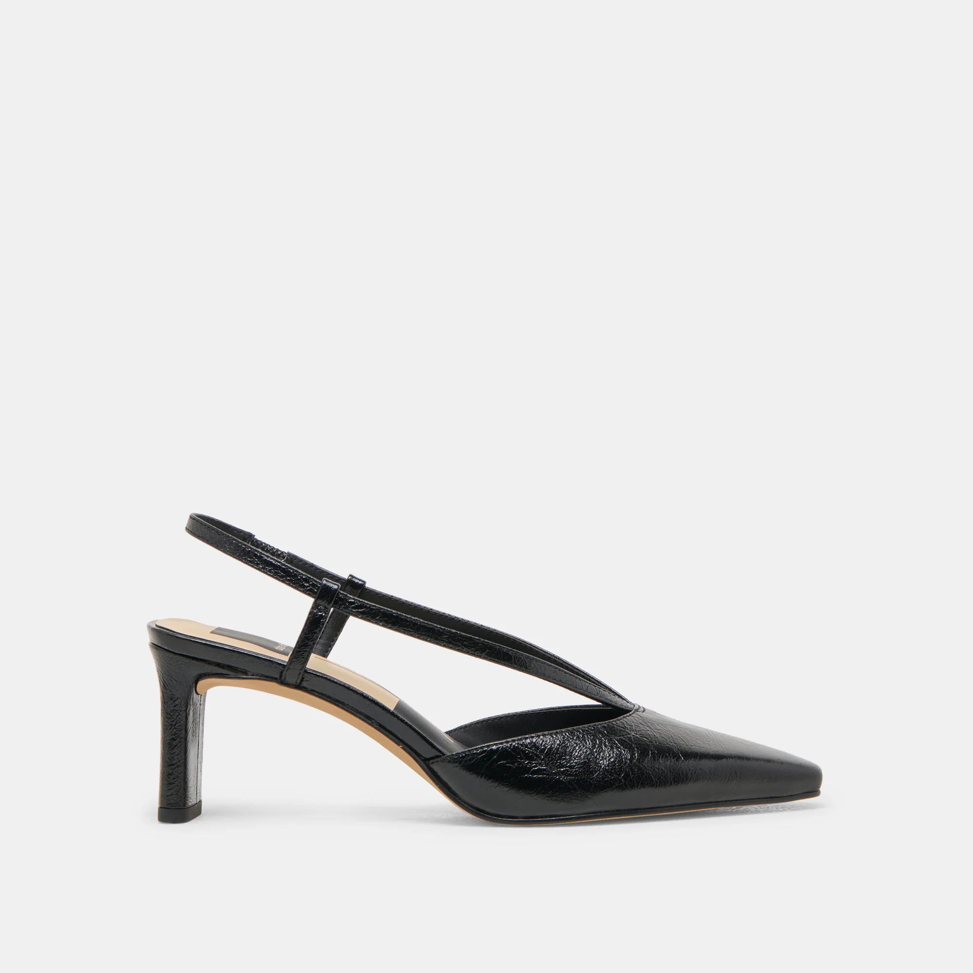 Ginay Heels Black Leather | DolceVita.com