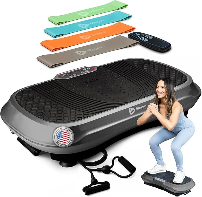 Lifepro Waver Vibration Plate Exercise Machine for Lymphatic Drainage, Muscle Activation, Full-Bo... | Amazon (US)