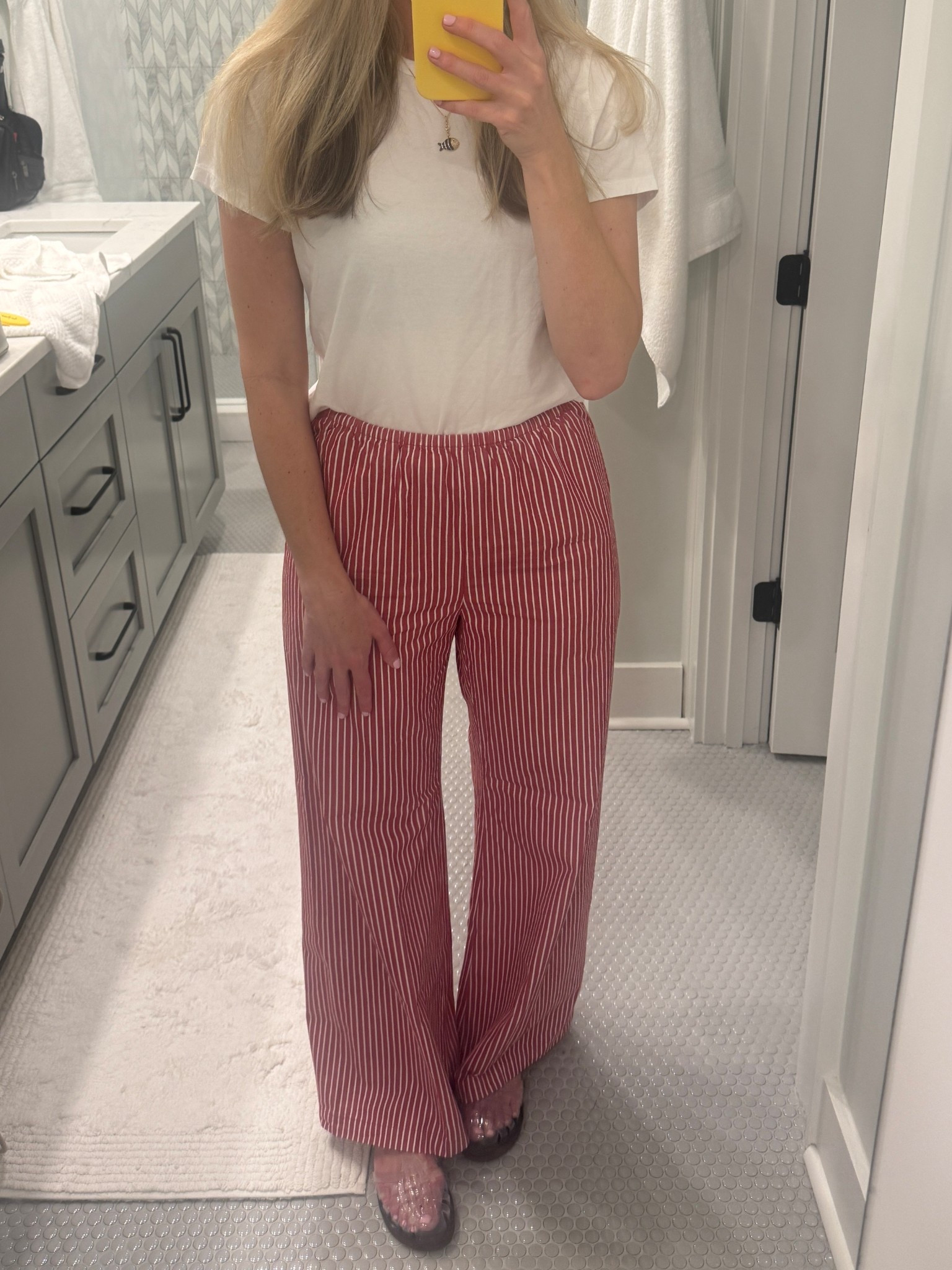 comfy 4th of July look that you can bring into the fall! ❣️+ the perfect basic white tee 

#LTKFindsUnder50 #LTKFindsUnder100 #LTKSeasonal