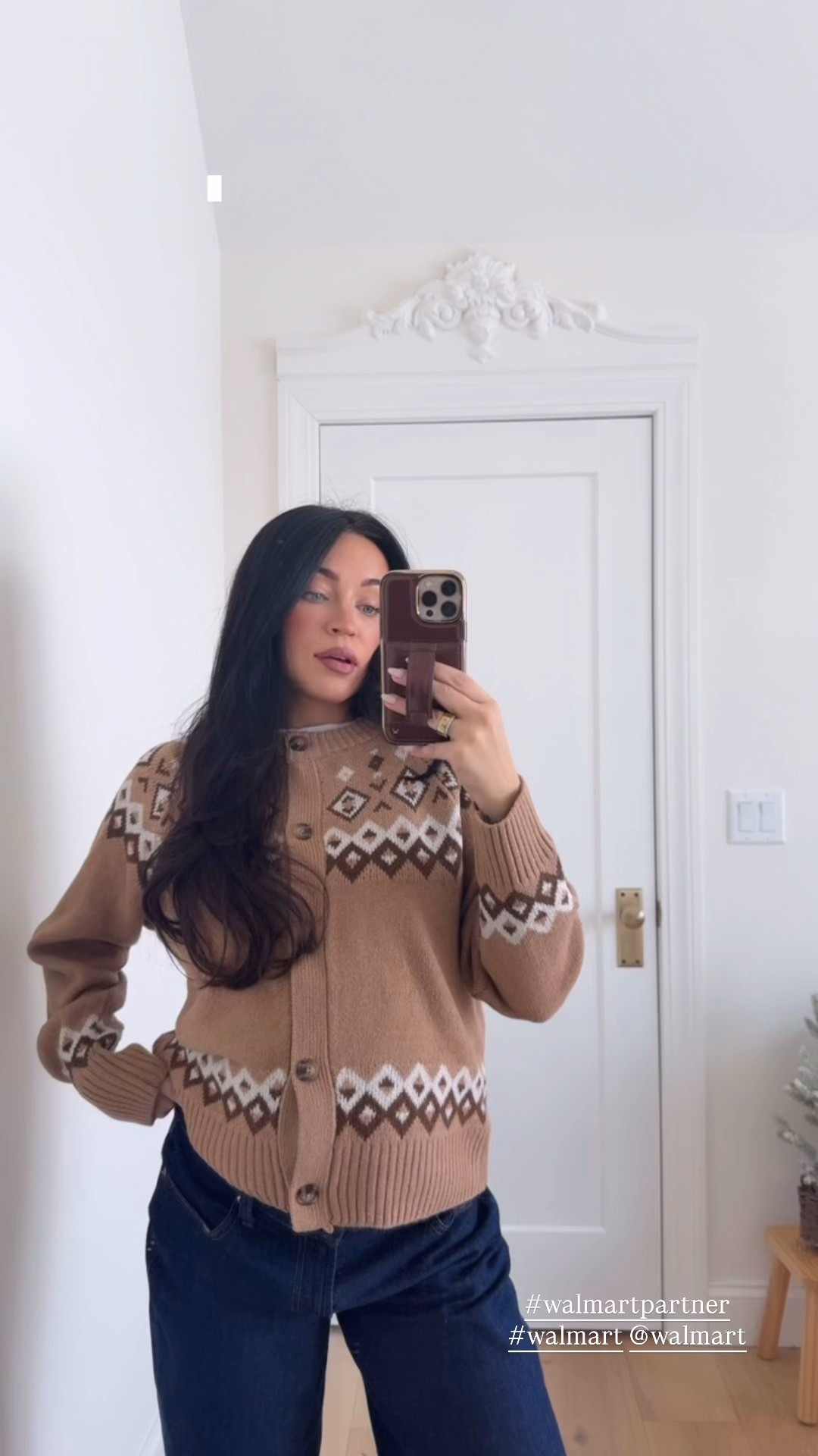 Holiday sweater haul! I got them all on Walmart so super affordable. Wearing a medium in all but the matching set (those are a small) #walmartpartner #walmart @walmart