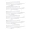 upsimples Clear Acrylic Shelves for Storage, 15" Floating Shelves Wall Mounted for Kids Bookshelf... | Amazon (US)