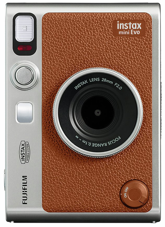instax mini Evo Instant Camera - Brown (Type C) | argos.co.uk