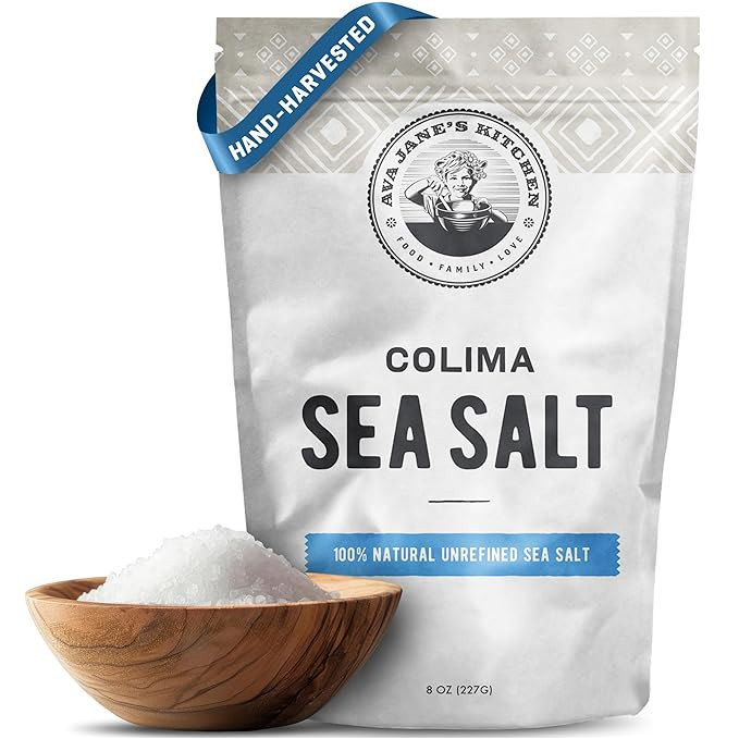 AVA JANE'S KITCHEN - Colima Coarse Sea Salt - 100% Unrefined, Natural, and Hand-Harvested - Prote... | Amazon (US)