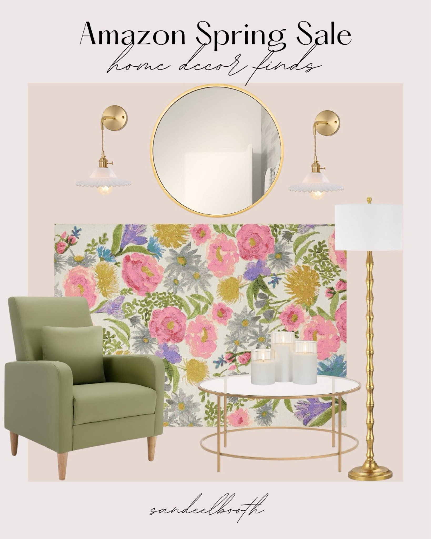 Amazon big spring sale, home decor finds! 

Amazon decor, Amazon furniture, decorative mirrors, seating, affordable home decor, modern lighting, colorful rug, gold scones 

#LTKstyletip #LTKsalealert #LTKhome