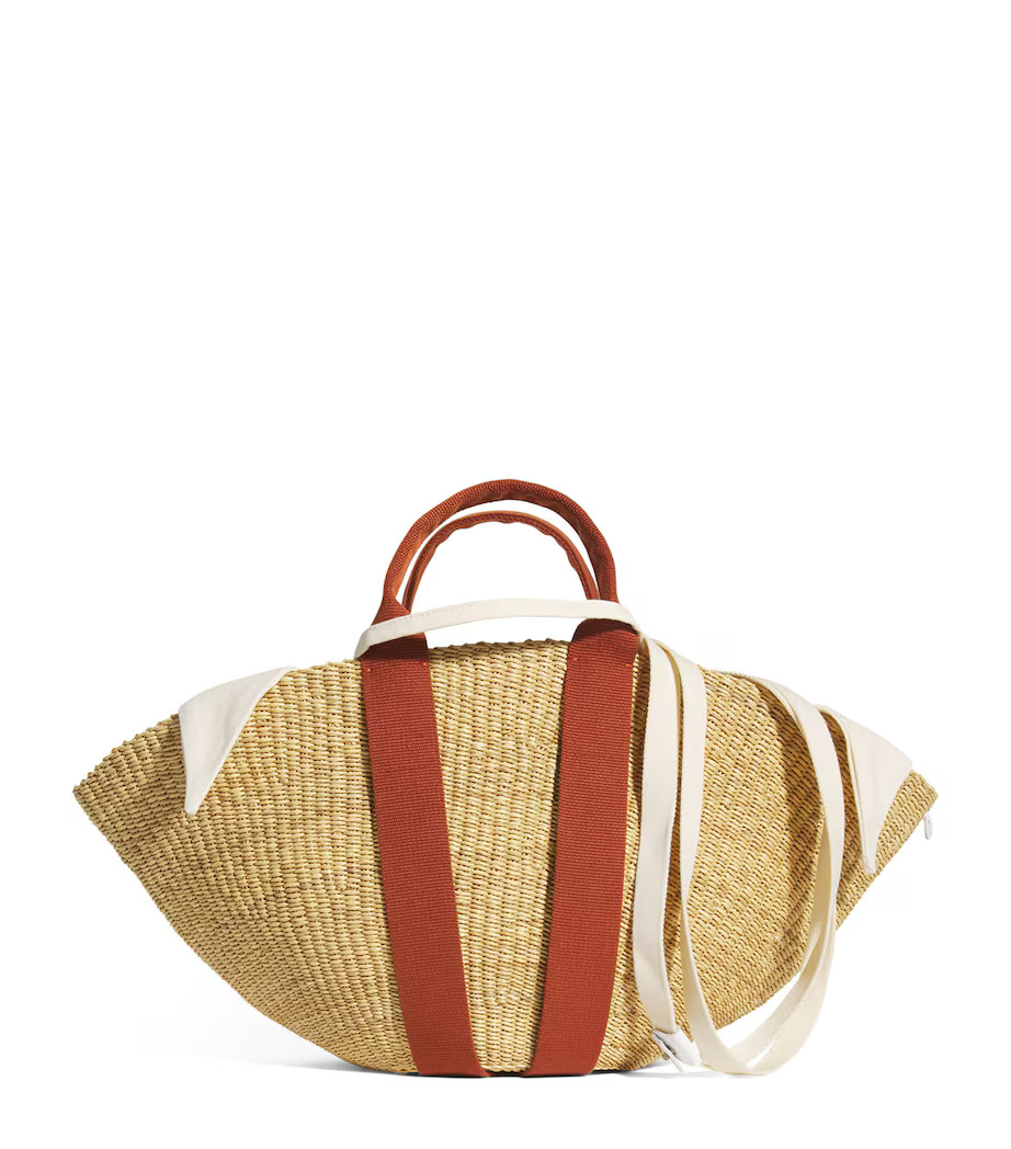 Medium Straw Sophie Tote Bag | Harrods
