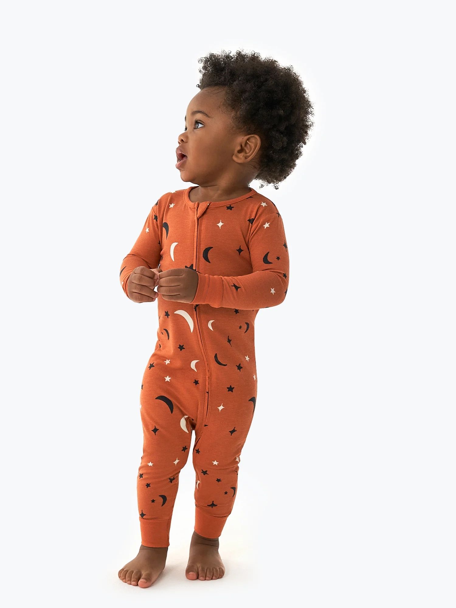 Modern Moments by Gerber Toddler Neutral Halloween One-Piece Pajama, Sizes 12M-5T | Walmart (US)