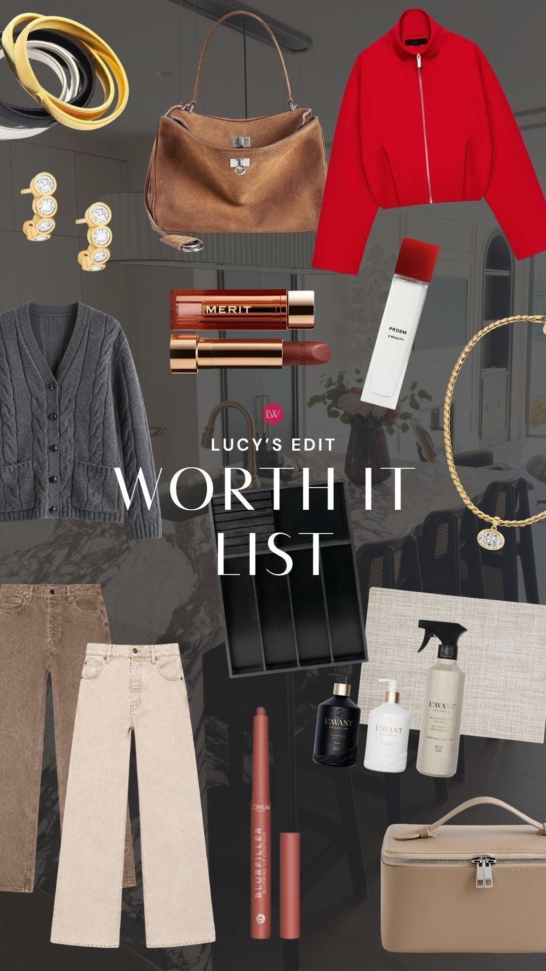 Lucy’s Worth It List!
Lip stick: L’Avenue
Lip Blur: Tea Time

#LTKOver40 #LTKSeasonal