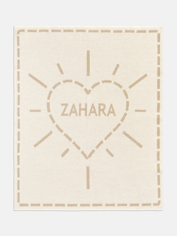 Wild At Heart Kids' Blanket - Beige / Tan | BaubleBar (US)