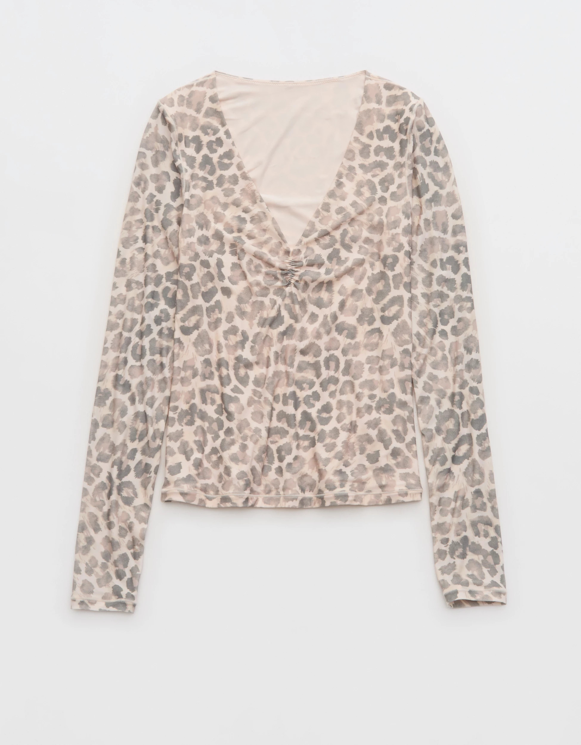 SMOOTHEZ Long Sleeve Ruched Top | Aerie