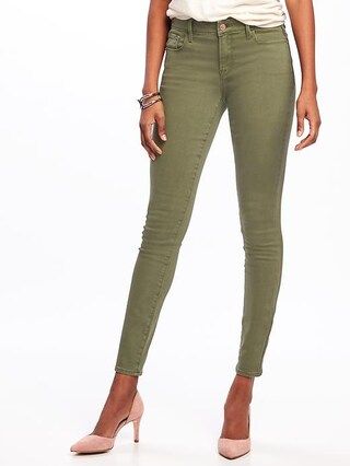 Mid-Rise Distressed Rockstar Skinny Jeans for Women | Old Navy US