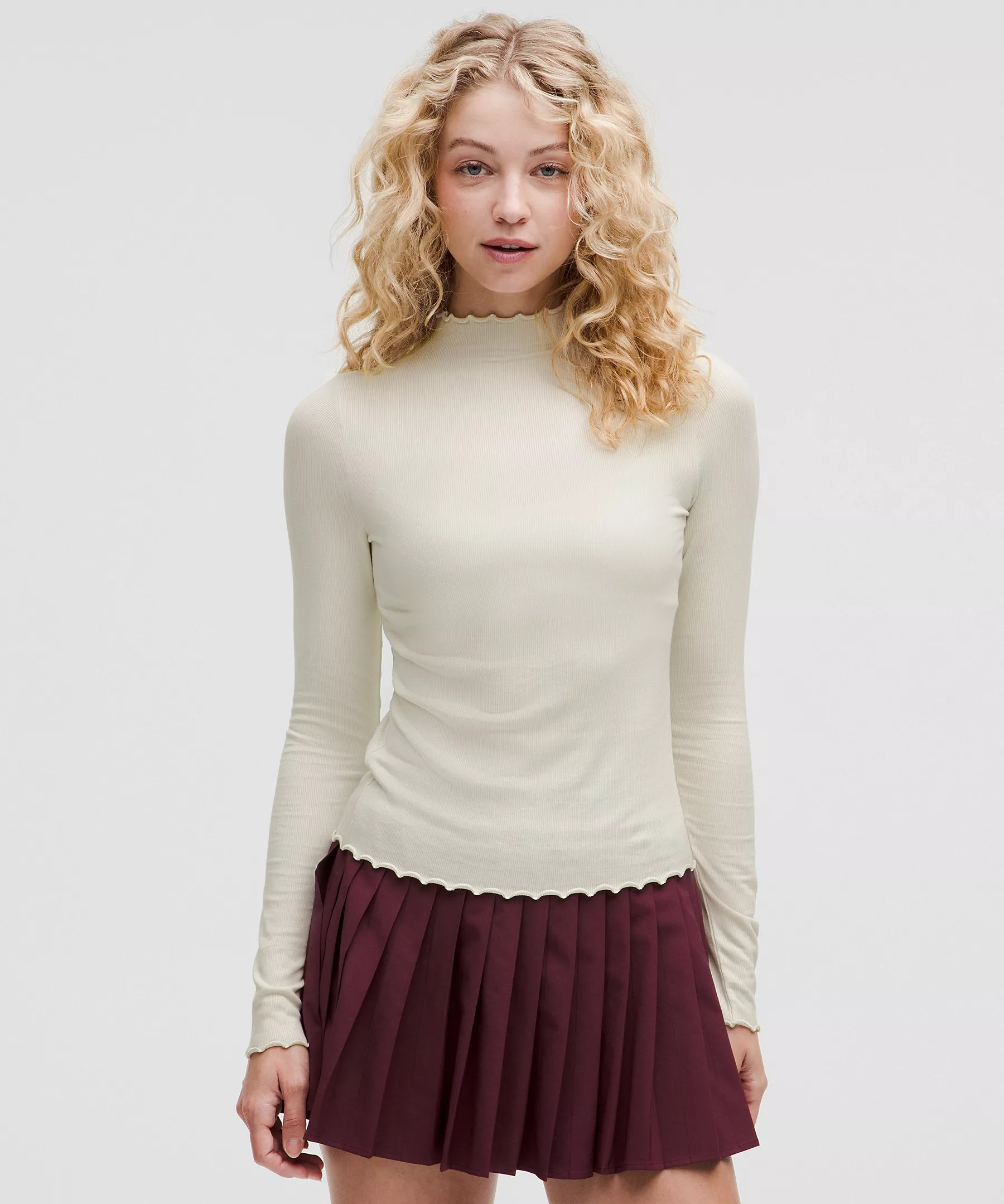 Hold Tight Lettuce-Edge Turtleneck | Women's Sweaters | lululemon | Lululemon (US)