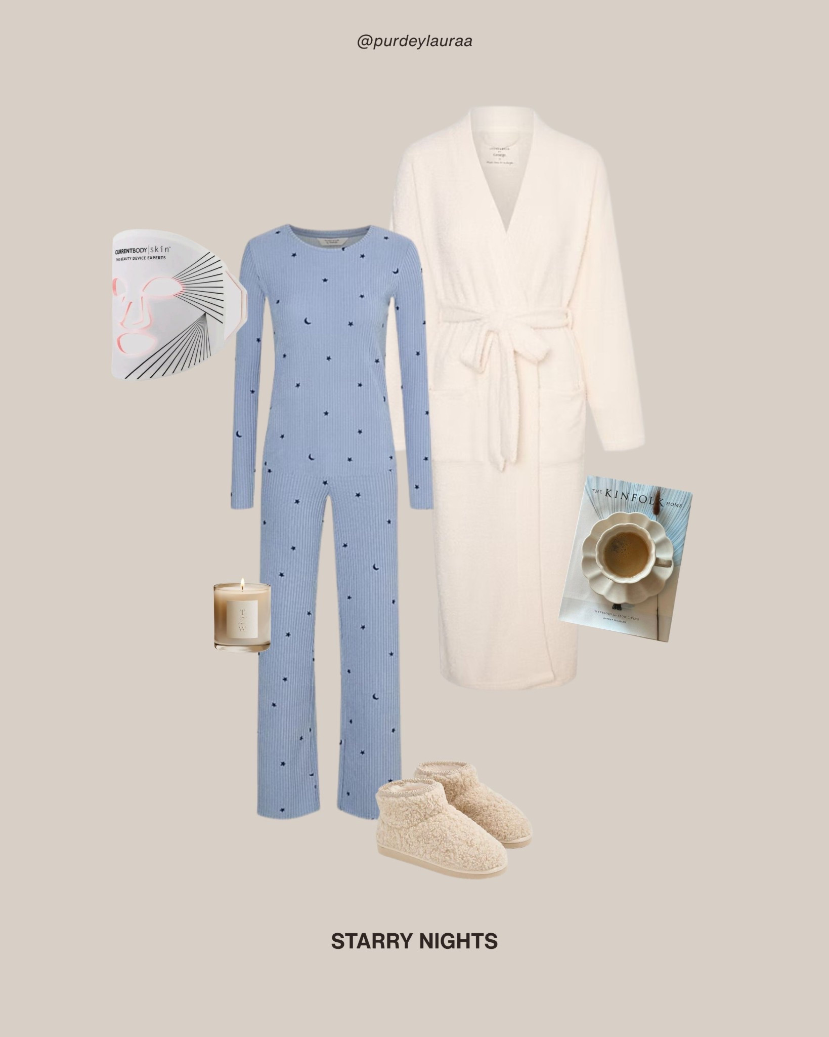 Cosy pyjama outfit, blue pyjamas, cosy dressing gown, soft dressing gown, GEORGE at ASDA, warm slippers

#LTKuk #LTKstyletip #LTKwinter