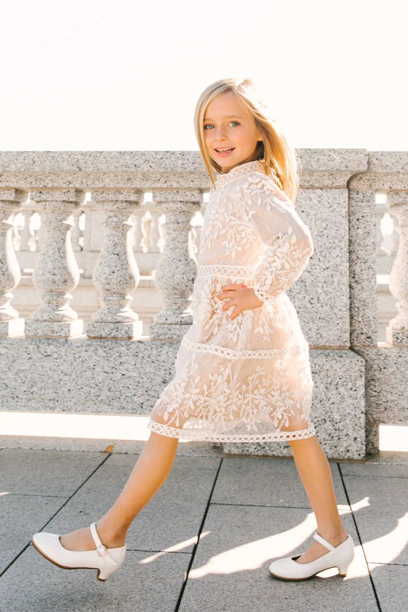 Mini Sicily Dress with Long Sleeves | Ivy City Co