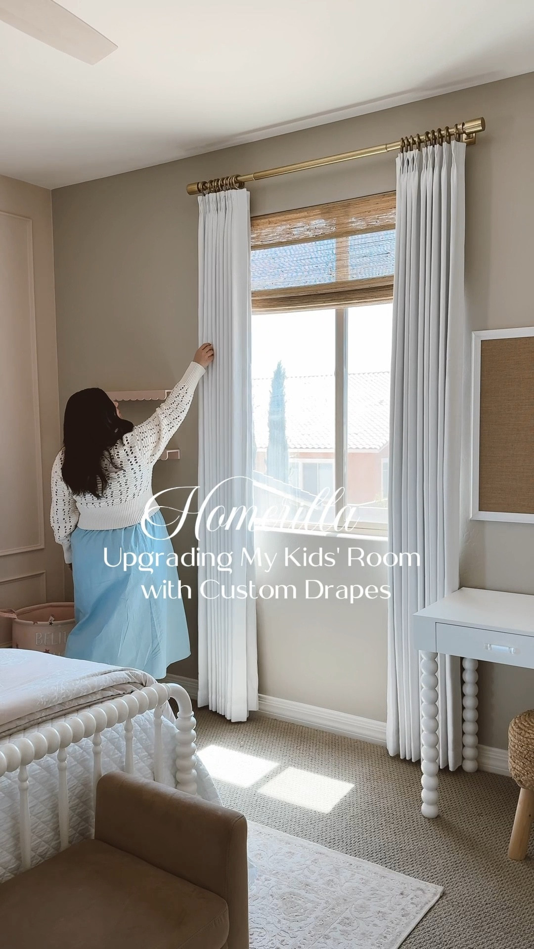 So excited about how these custom curtains from @Homerilla totally transformed my kids’ rooms! The fit is perfect and they add such a fun, finished look. 🤍
.
If you’ve been thinking about upgrading your window treatments, use my code MAZH21 to save! 
NOTE: all the curtains come with the rings and hooks.
#whitecurtains #curtains #windowtreatment #homeremodel #homemusthaves 

#LTKStyleTip #LTKHome #LTKSaleAlert