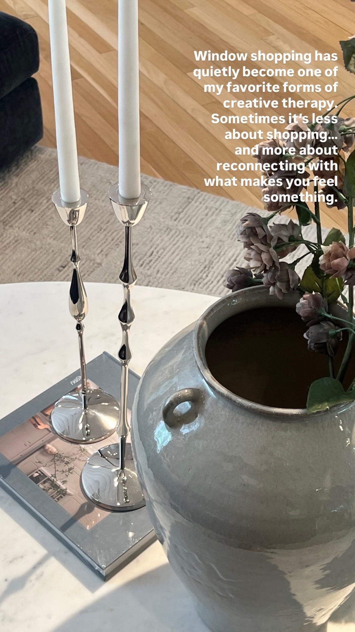 Window shopping has quietly become one of my favorite forms of creative therapy. Sometimes it’s less about shopping…
and more about reconnecting with what makes you feel something.