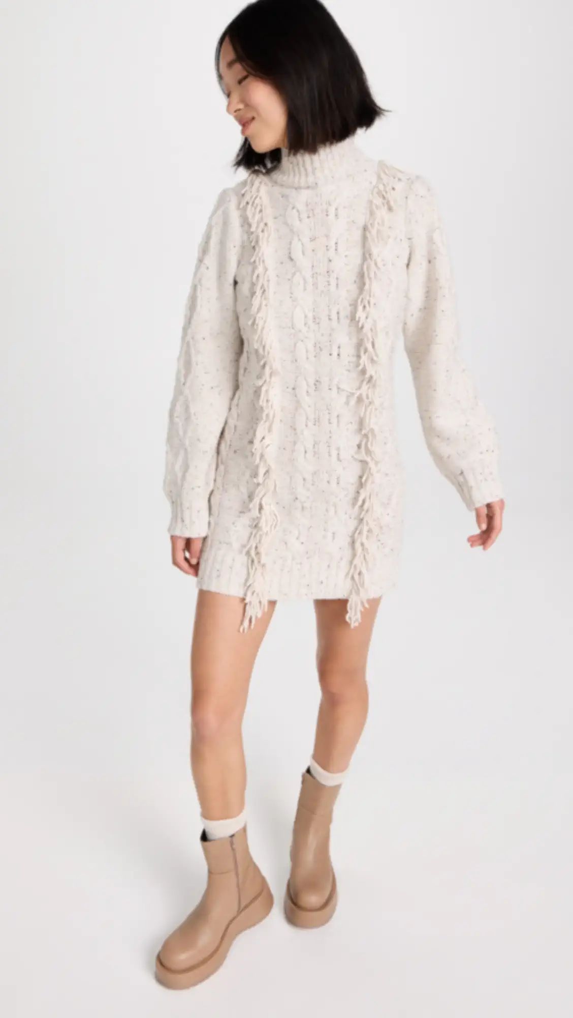 Daria Fringe Sweater Dress | Shopbop