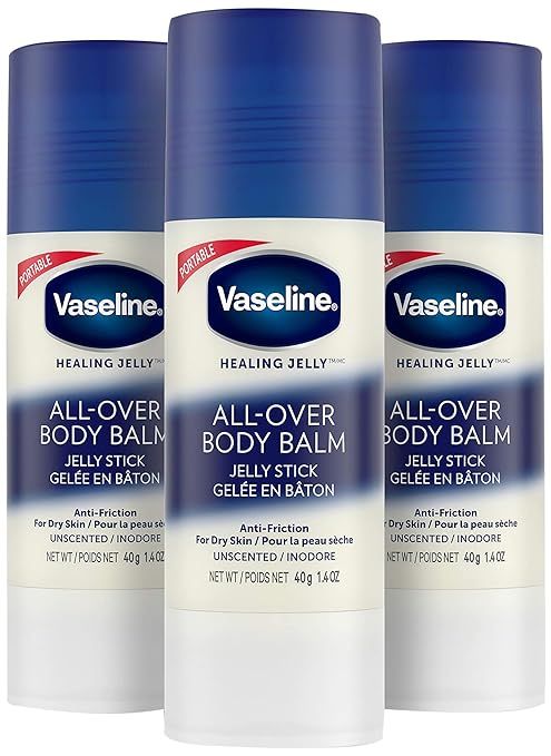 Vaseline Body Balm Stick Anti-Friction For Dry Skin Unscented Targeted Healing for Hard-to-Reach ... | Amazon (US)