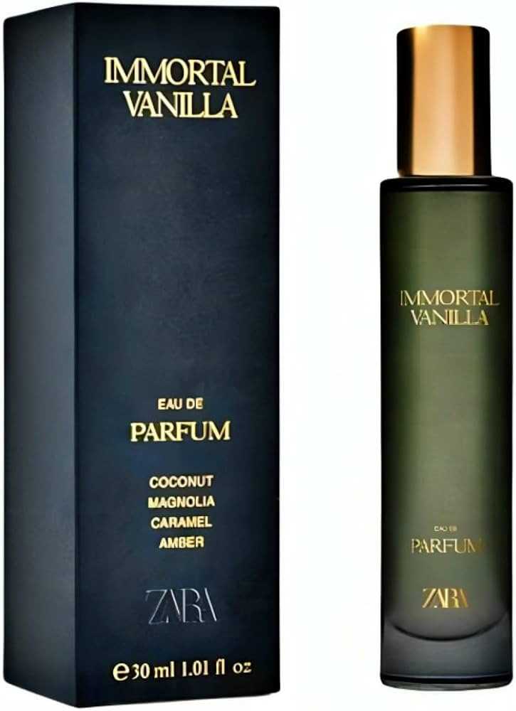 Zara Immortal Vanilla Perfume for Men Long-Lasting Elegant Fragrance Eau de Parfum 30ml (1.0 fl. ... | Amazon (US)