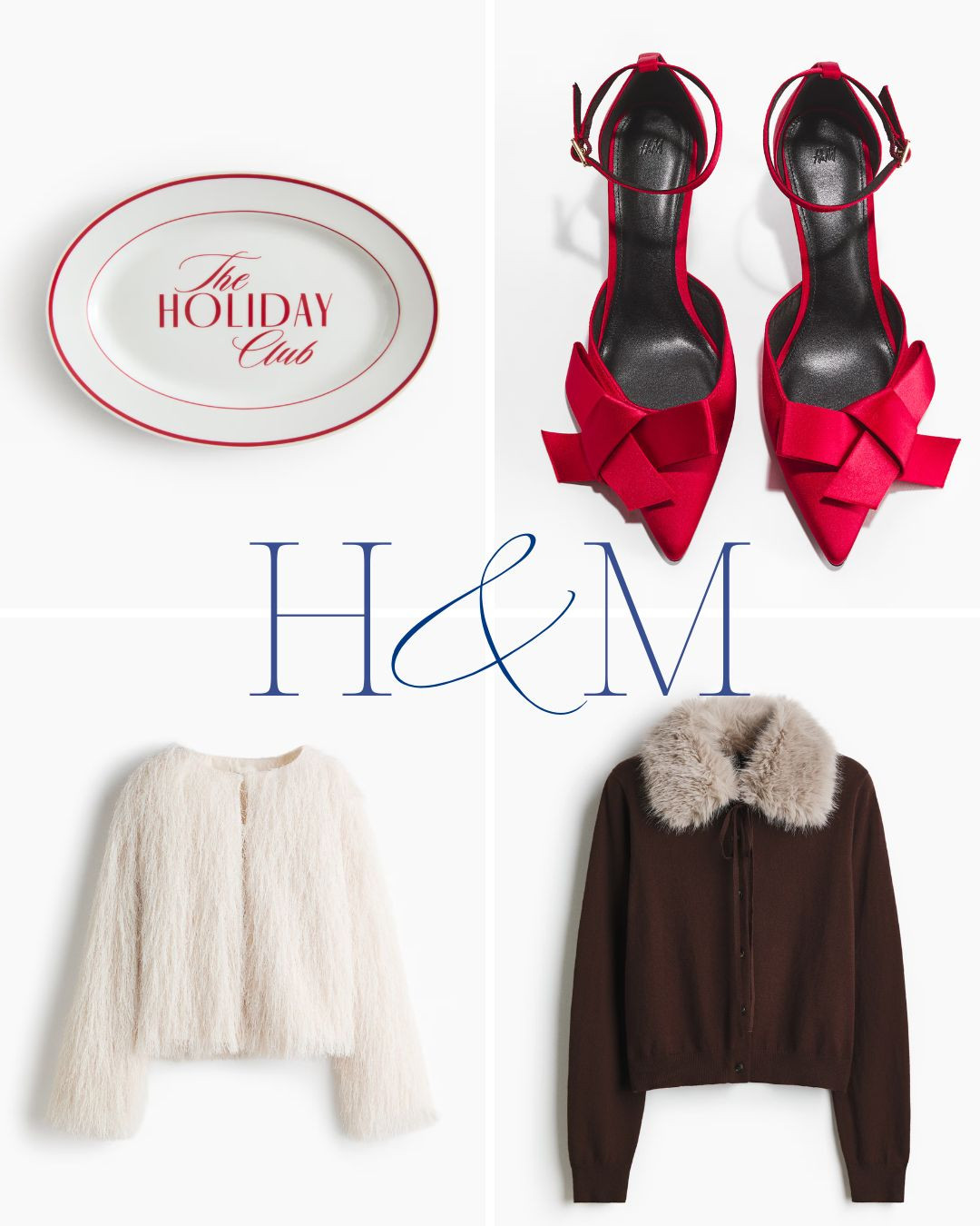 Festive favorites from H&M for the holiday season 🎀✨ Cozy textures, bold red accents, and charming seasonal home pieces to elevate your style and your space. Perfect for gifting or refreshing your holiday look!

H&M holiday collection, holiday home decor, festive fashion finds, red holiday accents, winter wardrobe essentials, holiday hosting decor 

 #LTKHoliday #LTKSeasonal #LTKHome