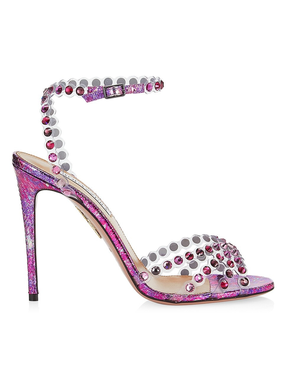 Tequila 105MM Crystal-Embellished PVC Sandals | Saks Fifth Avenue
