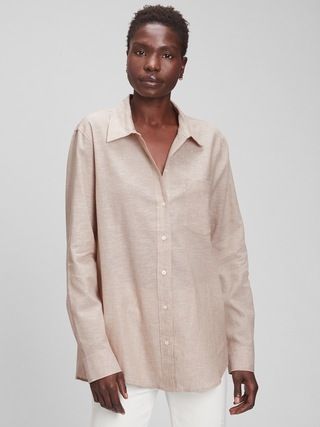 Linen Easy Shirt | Gap Factory
