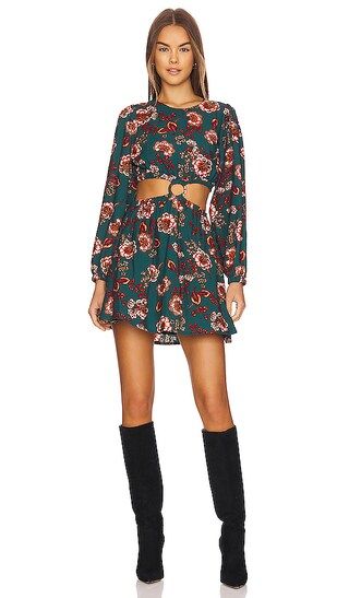 Olivia Cutout Mini Dress in Multi | Revolve Clothing (Global)