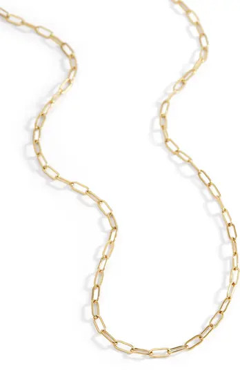 Thin Paperclip Necklace | Nordstrom