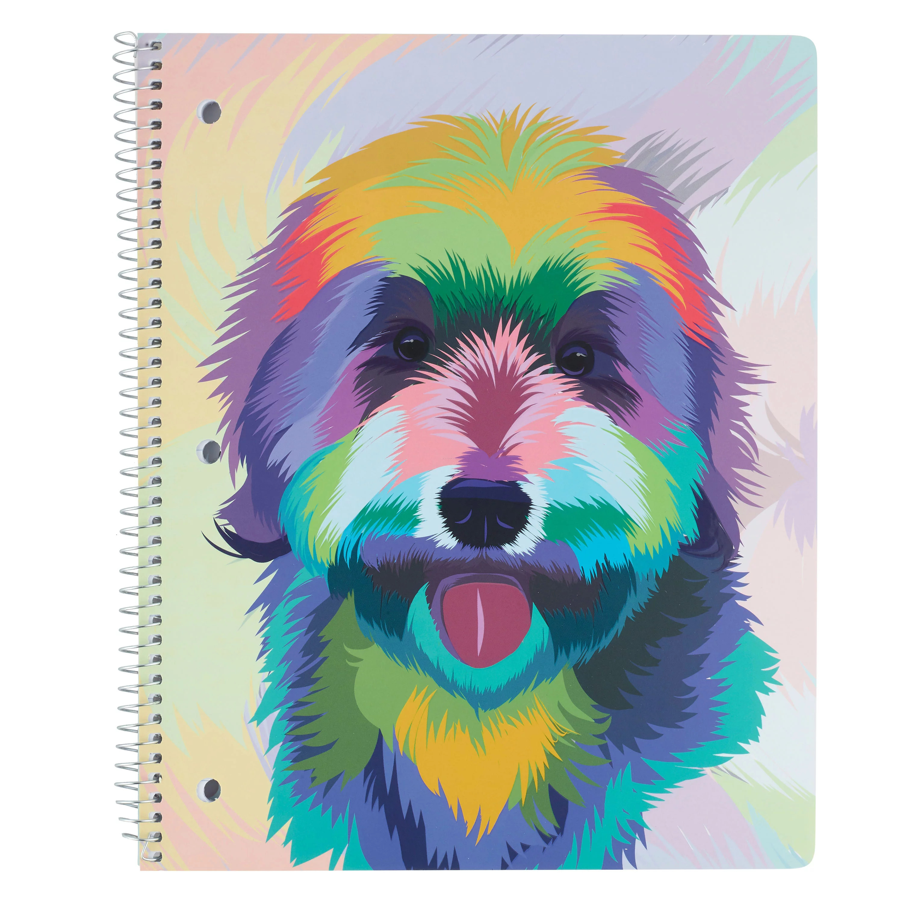 U Style Expressions 1 Subject Notebook, 80 Sheets, Wide Rule, Pastel Dog | Walmart (US)