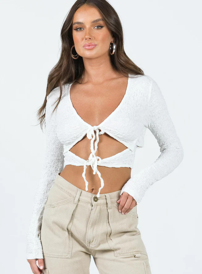 Camala Top White | Princess Polly US