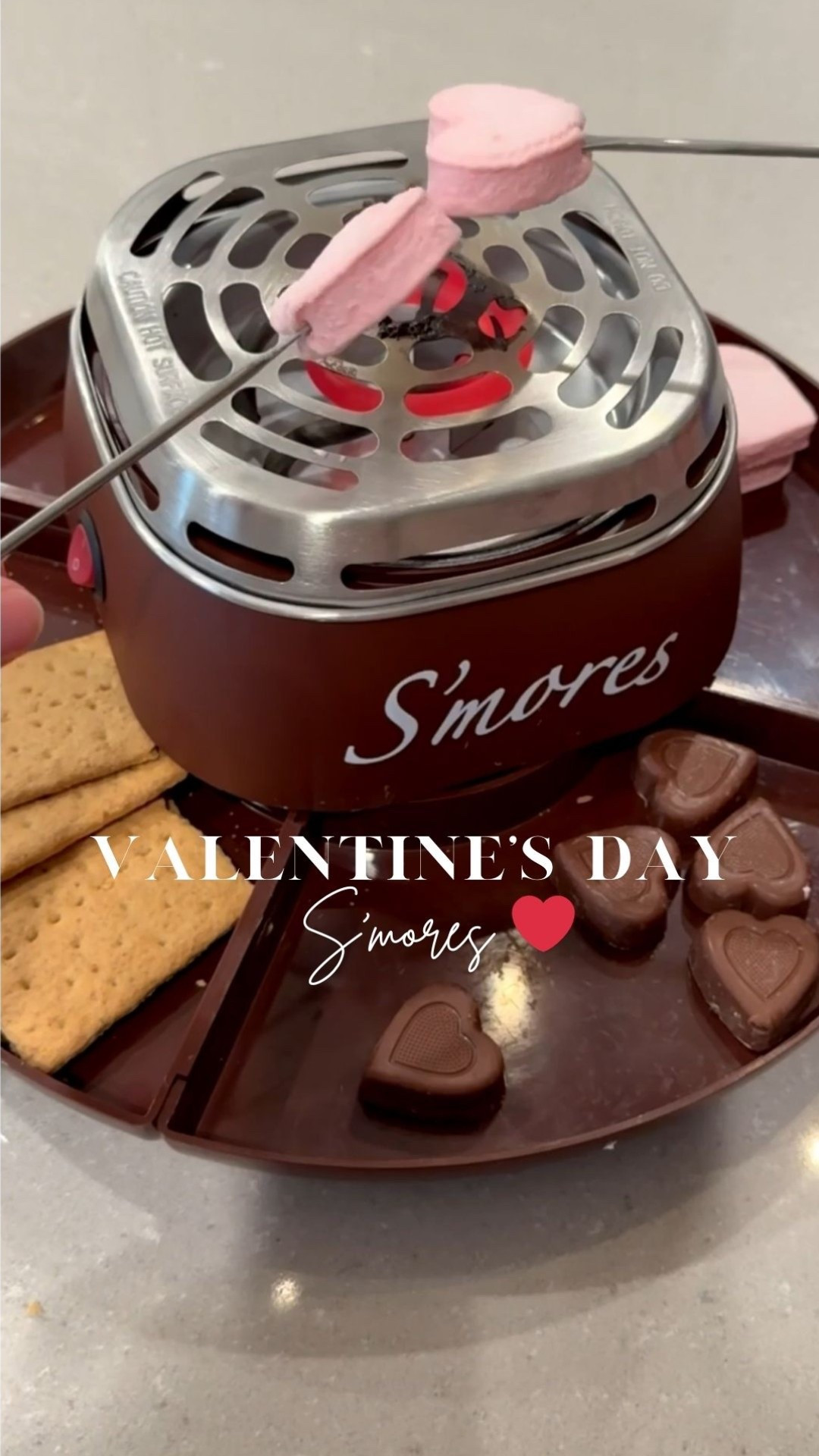 When your kids ask for smores & a movie night 🍿📽️🎞️ I added a touch of Valentine to the smores ❤️ I love this smores maker for the kids! Its nice for those nights at home that you don’t have to go outside to roast marshmallows. 

Amazon, smores maker, party ideas, hosting ideas, movie night, snack ideas for kids, movie night for the kids, roasting marshmallows, smores ideas, campout


#LTKKids #LTKValentine #LTKfoodie