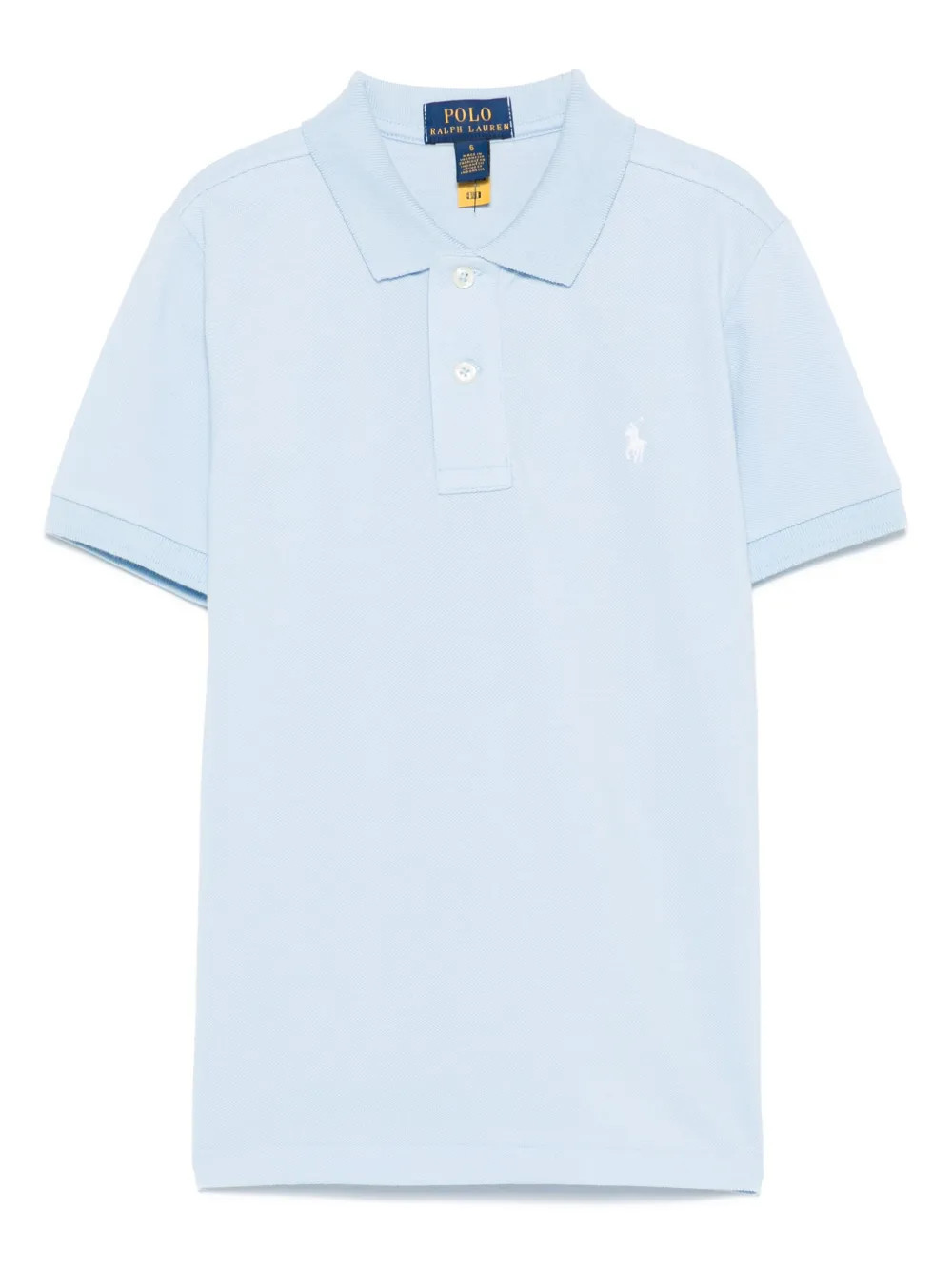 POLO RALPH LAUREN KIDS Polo Pony-embroidered polo shirt - Blue | Farfetch Global