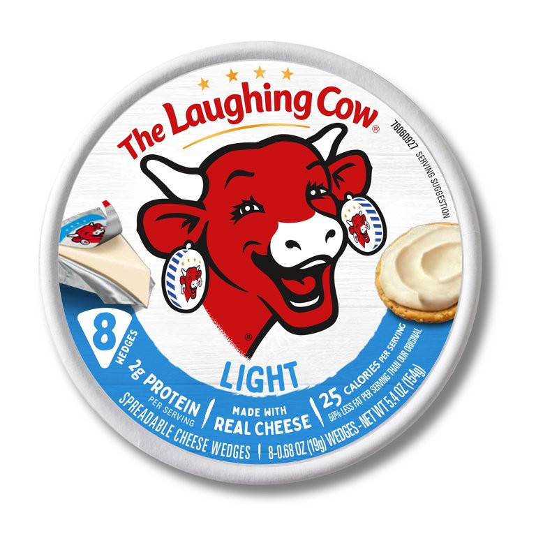 The Laughing Cow® Creamy Light Spreadable Cheese Wedges, 5.4 oz | Walmart (US)